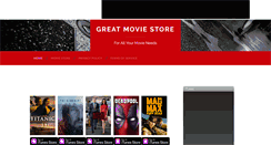 Desktop Screenshot of greatmoviestore.com